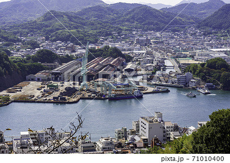 JFE商事造船加工と尾道水道 広島県尾道市 JFE商事造船加工と尾道水道 広島県尾道市 71010400