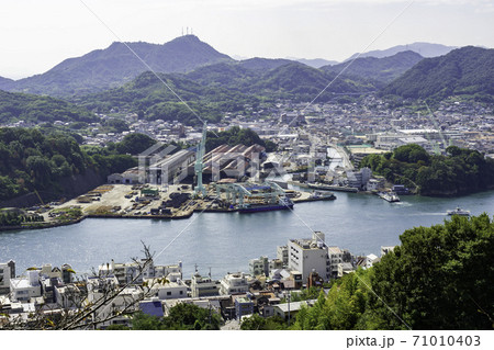 JFE商事造船加工と尾道水道　広島県尾道市 71010403