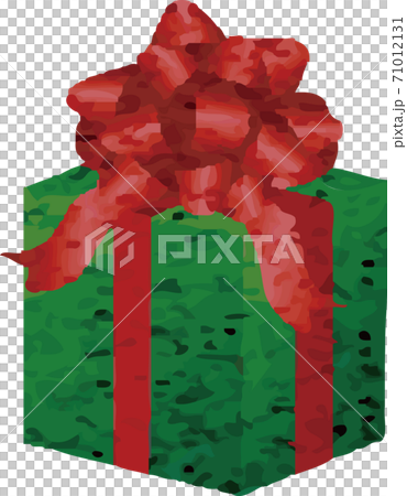 Christmas present gift box watercolor illustration material Christmas present gift box watercolor illustration material 71012131