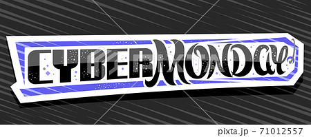 Vector banner for Cyber Monday 71012557
