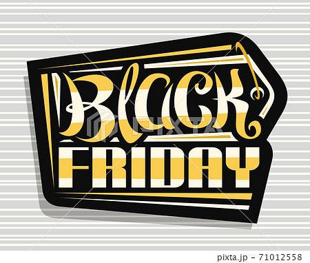 Vector logo for Black Friday Vector logo for Black Friday 71012558