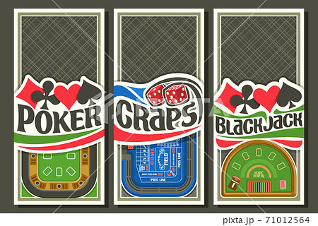 Vector set of Gambling Layouts 71012564