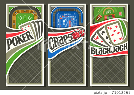 Vector set of Gambling Layouts 71012565