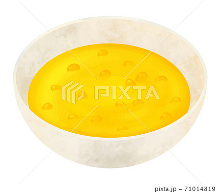 コーンスープのイラスト素材