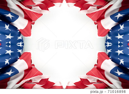 American flag for Memorial Day or 4th of July and Labour Day copy space for text. American flag for Memorial Day or 4th of July and Labour Day copy space for text. 71016898