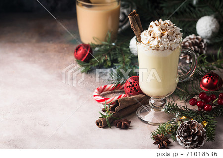 Traditional winter eggnog Traditional winter eggnog 71018536