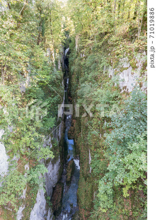 Gorges & waterfalls of Langouette in Planches en Montagnes, Jura Gorges & waterfalls of Langouette in Planches en Montagnes, Jura 71019886