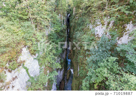 Gorges & waterfalls of Langouette in Planches en Montagnes, Jura Gorges & waterfalls of Langouette in Planches en Montagnes, Jura 71019887