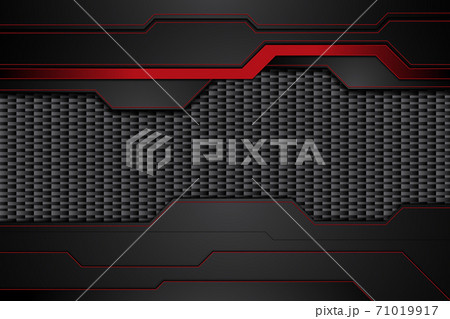 metal plate black and red stripes on steel mesh 71019917