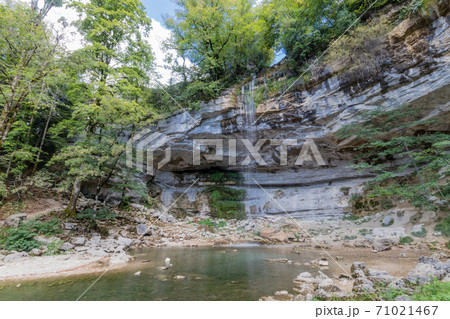 Cascades du Herisson, Waterfalls of the Herisson in the Jura France Cascades du Herisson, Waterfalls of the Herisson in the Jura France 71021467