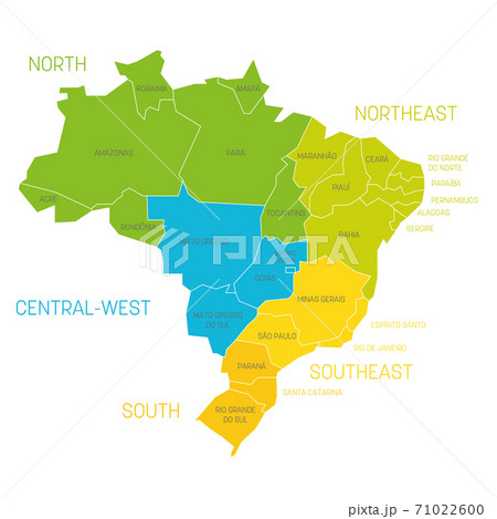States and regions of Brazil 71022600