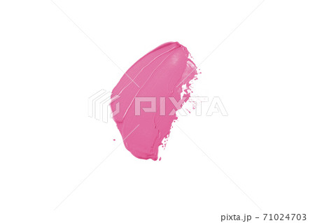 Bright pink and paint in the form of a group of diagonal strokes. Bright pink and paint in the form of a group of diagonal strokes. 71024703