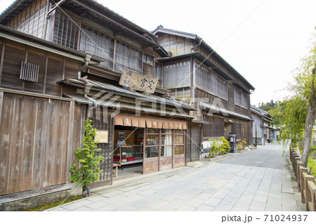 千葉県香取市　佐原の古い町並み　宮定周辺 71024937