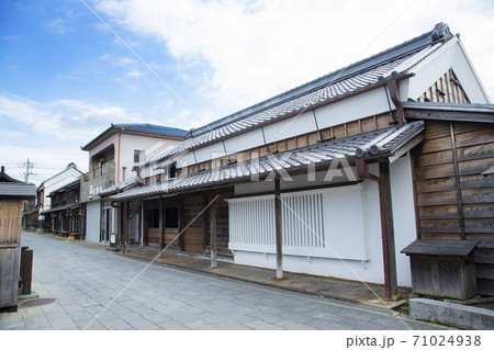 千葉県香取市　佐原の古い町並み　伊能忠敬旧宅周辺 71024938