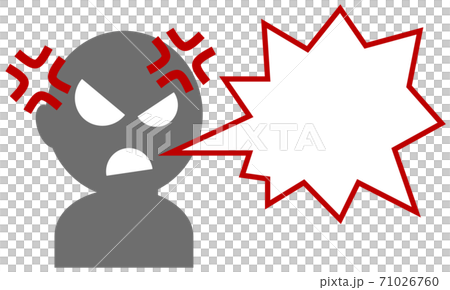 Illustration of a furious person 71026760