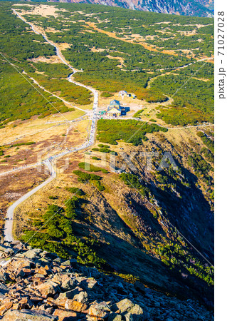 Silesian House, Polish: Dom Slaski, Czech: Slezky dum. Mountain hut in Giant Mountains, Poland and Czech Republic 71027028