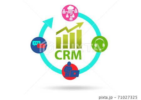 Customer Relationship Management concept illustration 71027325