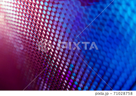 CloseUp LED blurred screen. LED soft focus background. abstract background ideal for design. 71028758