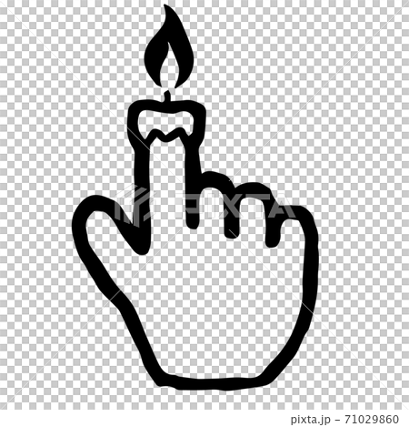 Hand Cursor046 (Candle) 71029860