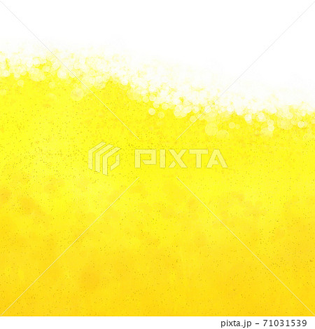 正方形 白い泡がおどるビール背景 正方形 白い泡がおどるビール背景 71031539