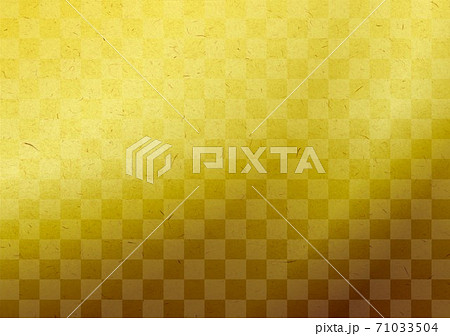 金色格子柄 71033504