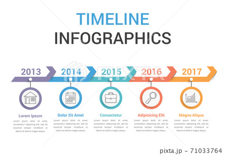 Timeline Infographics 71033764