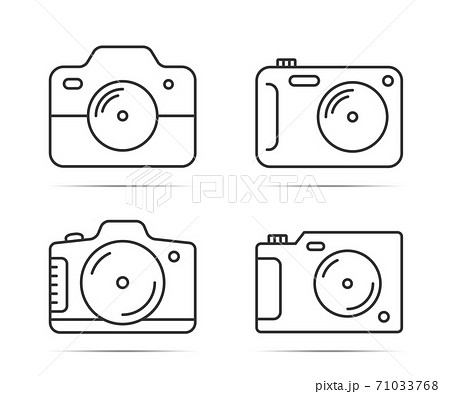Camera Line Icons 71033768