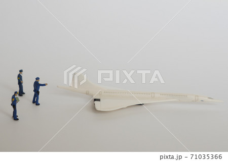 コンコルドを監視する警察官のミニチュア コンコルドを監視する警察官のミニチュア 71035366