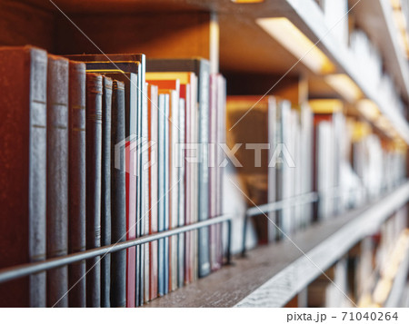 Book shelf in Library reading room Campus Education  71040264