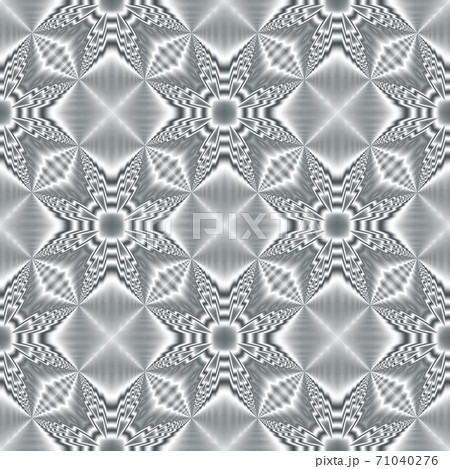 Grey pattern with beautiful floral ornament 71040276
