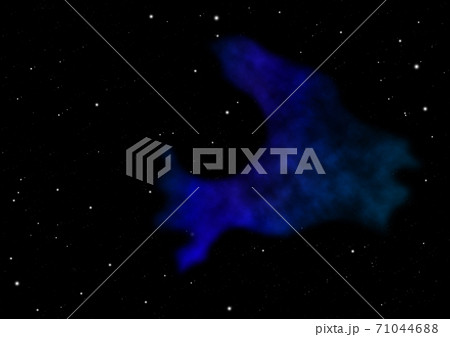 Star field in space and a nebulae. 71044688