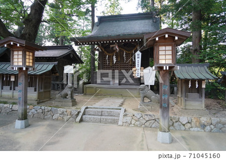 凛とした静寂の信州あずみ野穂高神社(若宮社) 凛とした静寂の信州あずみ野穂高神社(若宮社) 71045160