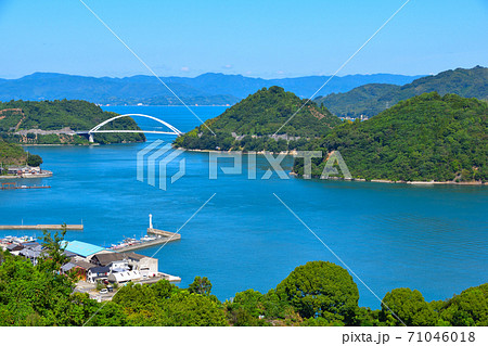 多島美風景 御手洗瀬戸 多島美風景 御手洗瀬戸 71046018