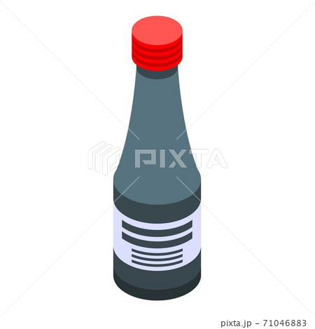 Medical syrup bottle icon, isometric style Medical syrup bottle icon, isometric style 71046883