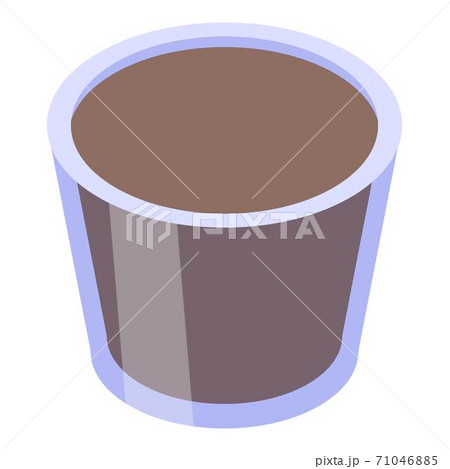 Cough syrup cap icon, isometric style Cough syrup cap icon, isometric style 71046885