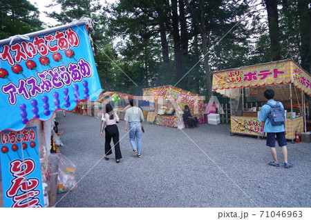 凛とした静寂の信州あずみ野穂高神社（祭り） 71046963