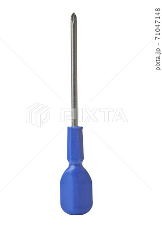 screwdriver with a dark blue black handle screwdriver with a dark blue black handle 71047148