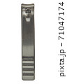 Stainless steel nail clippers isolated on a white background 71047174
