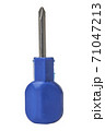 screwdriver with a dark blue black handle 71047213