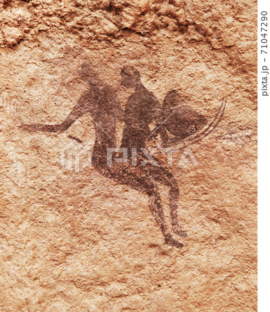 Rock paintings of Tassili N'Ajjer, Algeria 71047290