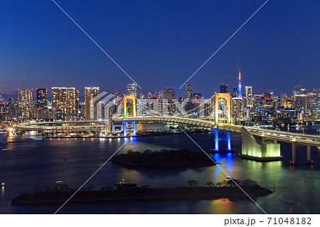 東京_お台場イルミネーション夜景 東京_お台場イルミネーション夜景 71048182