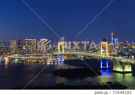 東京_お台場イルミネーション夜景 東京_お台場イルミネーション夜景 71048183