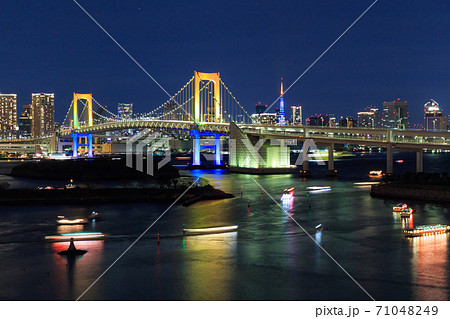 東京_お台場イルミネーション夜景 東京_お台場イルミネーション夜景 71048249