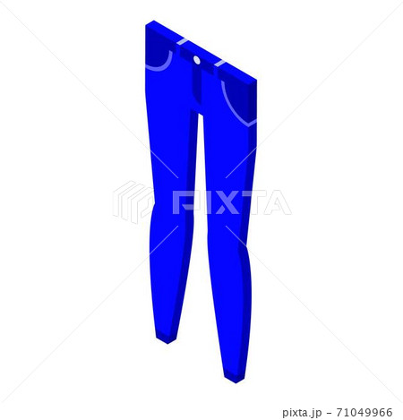 Texture jeans icon, isometric style Texture jeans icon, isometric style 71049966