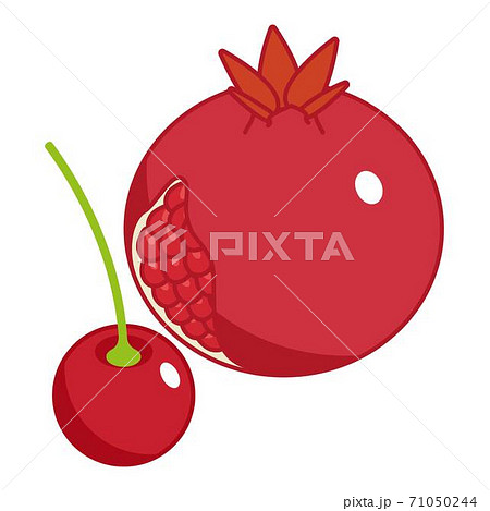 Red fruit icon, isometric style 71050244