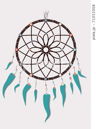Dream Catcher Boho Native American Indian のイラスト素材