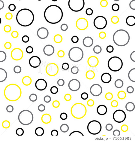 Yellow pattern on a white background. Seamless pattern for packaging, fabric, paper, background. Vector Yellow pattern on a white background. Seamless pattern for packaging, fabric, paper, background. Vector 71053905