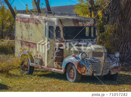 Antique Dodge Milk Truck, waiting to be restored in Utah Antique Dodge Milk Truck, waiting to be restored in Utah 71057282