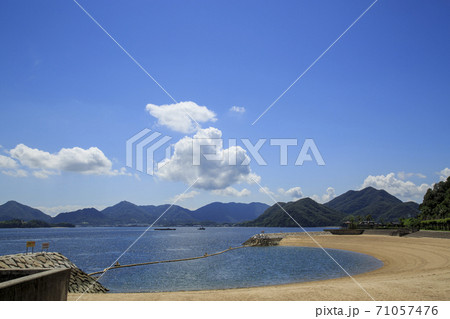瀬戸内の風景 青い海青い空 瀬戸内の風景 青い海青い空 71057476