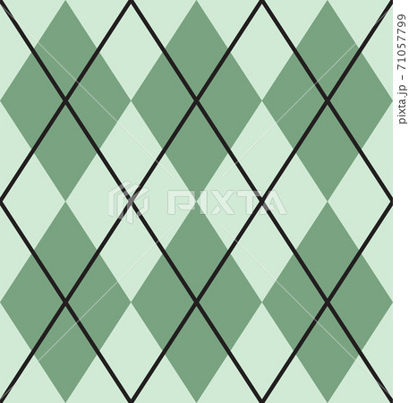 Vector seamless pattern of green flat Plaid check Vector seamless pattern of green flat Plaid check 71057799